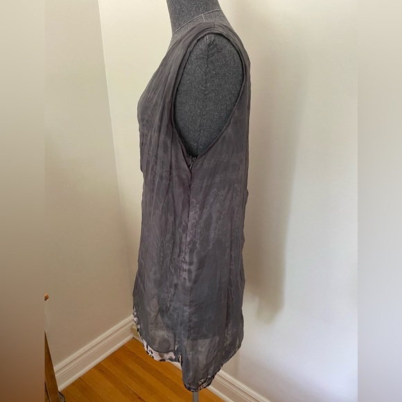 Miilla Women’s Layered Sheer Grey and Black Tunic Size: M - Picture 5 of 9